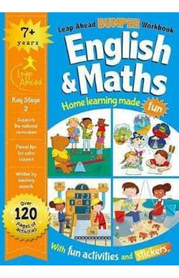 Leap Ahead Bumper Workbook: 7 Years English and Maths